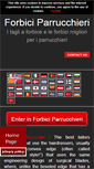 Mobile Screenshot of forbiciparrucchieri.com